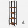 Стелаж Leobert Zanzara на 5 полиць в стилі Loft #LLS100B01