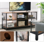 Тумба під ТВ Costway Ketrin в стилі Loft