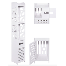 Пенал-шкаф Leobert Cubic для ванны 120см напольный