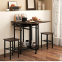 Комплект барний Costway Ravelli розкладний стіл з стільцями в стилі Loft