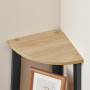 Стелаж кутовий Leobert Timber на 4 полиці у стилі Loft #LLS034B11