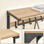 Вішалка настінна Leobert Compact для одягу з полицею у стилі Loft