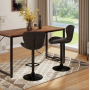 Барний стілець Costway Dantes зі спинкою в стилі Loft