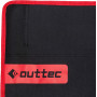 Пляжне крісло шезлонг Outtec Easy Go складане чорно-червоний