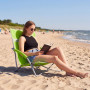 Пляжне крісло шезлонг Outtec Easy Go складане салатовий