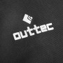 Шезлонг лежак садовий Outtec Lumia розкладний з дашком чорний