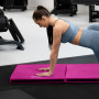 Мат гімнастичний твердий Gymtek 5 см рожевий