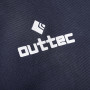 Шезлонг лежак садовий Outtec Lumia розкладний з дашком темно-синій