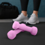 Гантелі для фітнесу неопренові Gymtek Hex 2х0,5кг рожевий