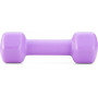 Гантелі для фітнесу неопренові Gymtek Hex 2х2кг бузковий