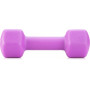 Гантелі для фітнесу неопренові Gymtek Hex 2х3кг фіолетовий
