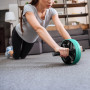 Ролик для пресу подвійний Gymtek блакитний