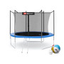 Батут Hop-Sport 10ft (305см) синий с внутренней сеткой