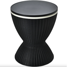 Стіл-холодильник Costway Curver з регульованою висотою 30L чорний