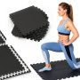 Мат-пазл Gymtek EVA 120×120×1см 4 частин чорний