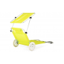 Шезлонг лежак Outtec Sun з дашком жовтий