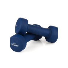 Гантелі для фітнесу неопренові Queenfit 2х2 кг темно-синій