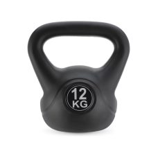 Гиря вінілова Gymtek 12 кг чорний