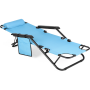 Шезлонг лежак Outtec раскладной бирюзовый