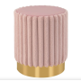 Пуф Costway Rosa велюровий на металевій основі #JV11483PI