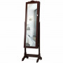 Дзеркало шафа підлогова Costway Antique для біжутерії коричневий