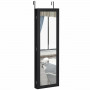 Дзеркало шафа підвісна Costway Glamour Case для біжутерії чорний