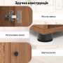 Шафа-пенал у ванну Costway вузька з шухлядою натуральний