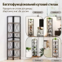 Стелаж кутовий Costway SpaceSaver Tower 160 на 5 полиць Loft
