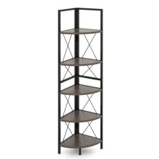 Стелаж кутовий Costway SpaceSaver Tower 160 на 5 полиць Loft