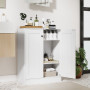 Тумба-комод підлогова Costway Nordic Sideboard для ванної з полицями білий