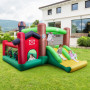 Надувний батут Costway FarmYard Jump & Slide ігровий центр дитячий з подвійною гіркою + компресор