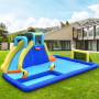 Надувний аквапарк дитячий Costway AquaPlay 6-in-1 з водною гіркою басейном водометами та воротами (б