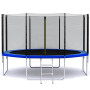 Батут SJ 13ft (404см) синий с внешней сеткой