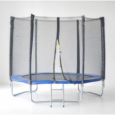 Батут SJ 4.5ft (140см) синий с внешней сеткой
