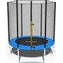 Батут Funfit 6ft (183см) синій з зовнішньою сіткою