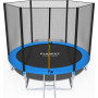 Батут Funfit 8ft (252см) синий с внешней сеткой