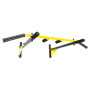 Турнік настінний Besport BS-T0204 з 6 ручками жовтий
