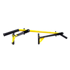 Турнік настінний Besport BS-T0202 з 4 ручками жовтий
