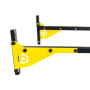 Турнік настінний Besport BS-T0202 з 4 ручками жовтий