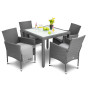 Садові меблі Di Volio VERONA 4+1 сірі