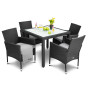 Садовая мебель Di Volio VERONA 4+1 черная