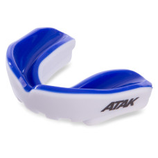 Капа боксерская одночелюстная двухслойная в футляре SP-Sport ATAK BO-1996 (термопластик, гель, р-р L для взрослых, цвета в ассорт