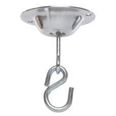 Вертлюг - крепление для груши боксерской VELO ULI-2008 (металл, серебряный)