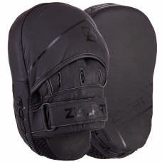 Лапа боксерская изогнутая тренировочная кожа 2штуки Zelart VL-3148 (р-р 25x18x5см, цвета в ассортименте)
