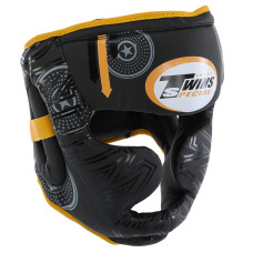 Шолом боксерський з повним захистом PVC TWN BO-9481 S-XL кольори в асортименті