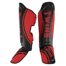 Защита голени и стопы Муай Тай, ММА, Кикбоксинг PU TWN SPIRIT BO-9485 (р-р S-L, цвета в ассортименте)