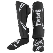 Защита голени и стопы Муай Тай, ММА, Кикбоксинг PU TWN CLASSIC BO-7971 (р-р S-L, цвета в ассортименте)