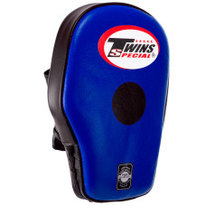 Лапа боксерская прямая тренировочная удлиненная кожа 1штука TWINS PML-6-L левая (р-р 26x16x7см, цвета в ассортименте)