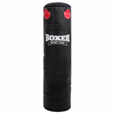 Мешок боксерский Цилиндрический Кожа BOXER Классик 1001-02 120х33см (наполнитель-ветошь х-б, d-33см, вес-31кг, цвета в ассортименте)