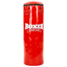 Мешок боксерский Цилиндрический PVC BOXER Классик 1003-04 80х28см (наполнитель-ветошь х-б, d-28см, вес-19кг, цвета в ассортименте)